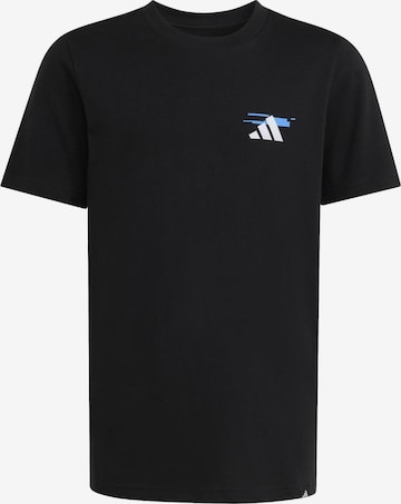 juoda ADIDAS SPORTSWEAR Sportiniai marškinėliai 'GAME': priekis