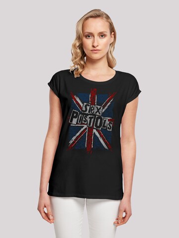 T-shirt 'Sex Pistols Anarchy Flag' F4NT4STIC en noir : devant