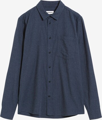 ARMEDANGELS Button Up Shirt 'Bodaa' in Blue: front