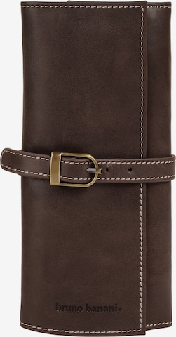 Boîte à bijoux 'Schmuckrolle' Bruno Banani en marron : devant
