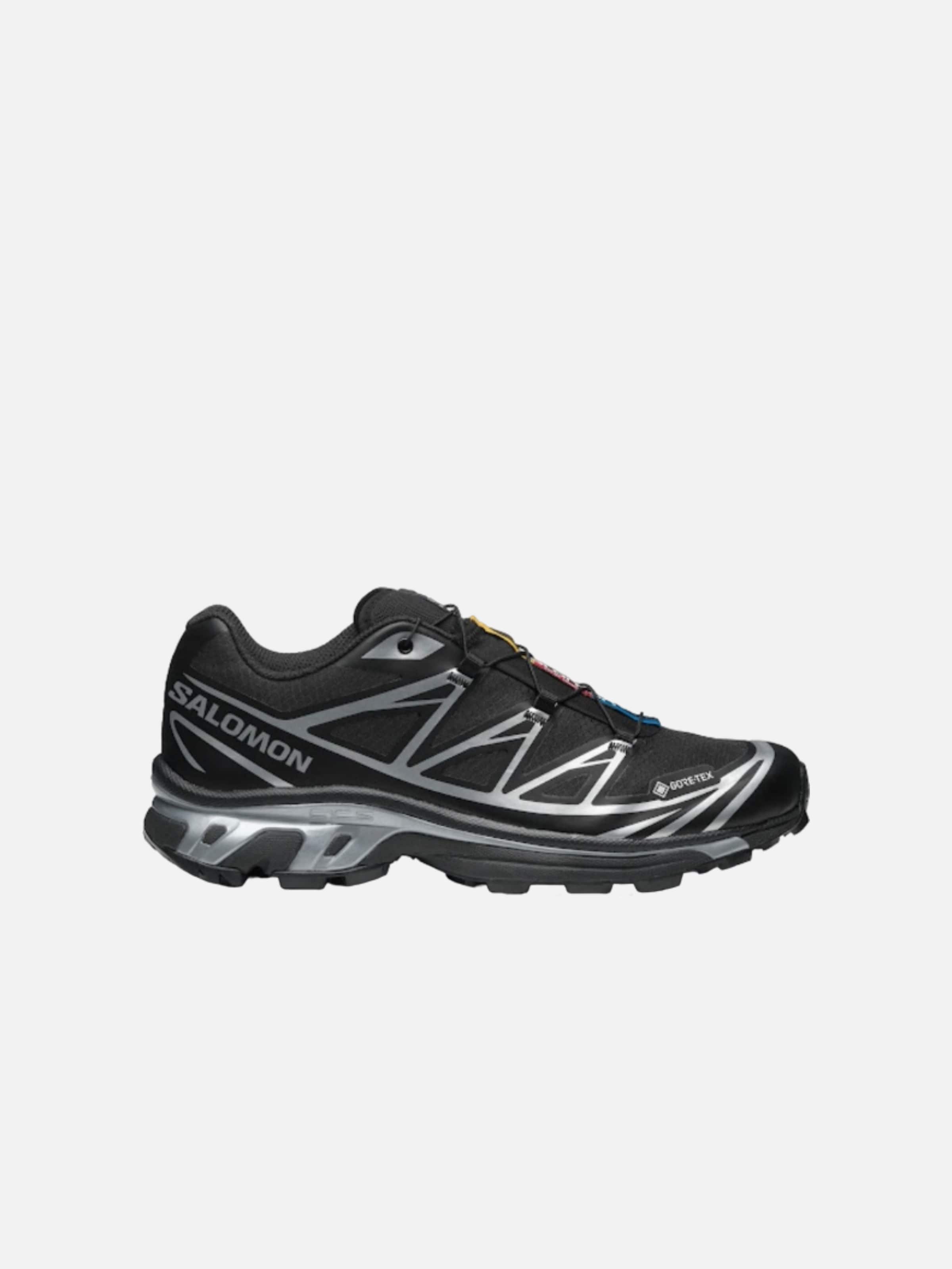 Slip on 'Salomon XT-6 Gore-Tex Black Silver' SALOMON en noir : devant