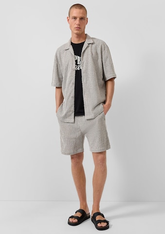 Coupe regular Chemise QS en noir