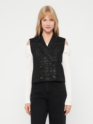 Gilet 'ONLNUNA' ONLY en noir : devant