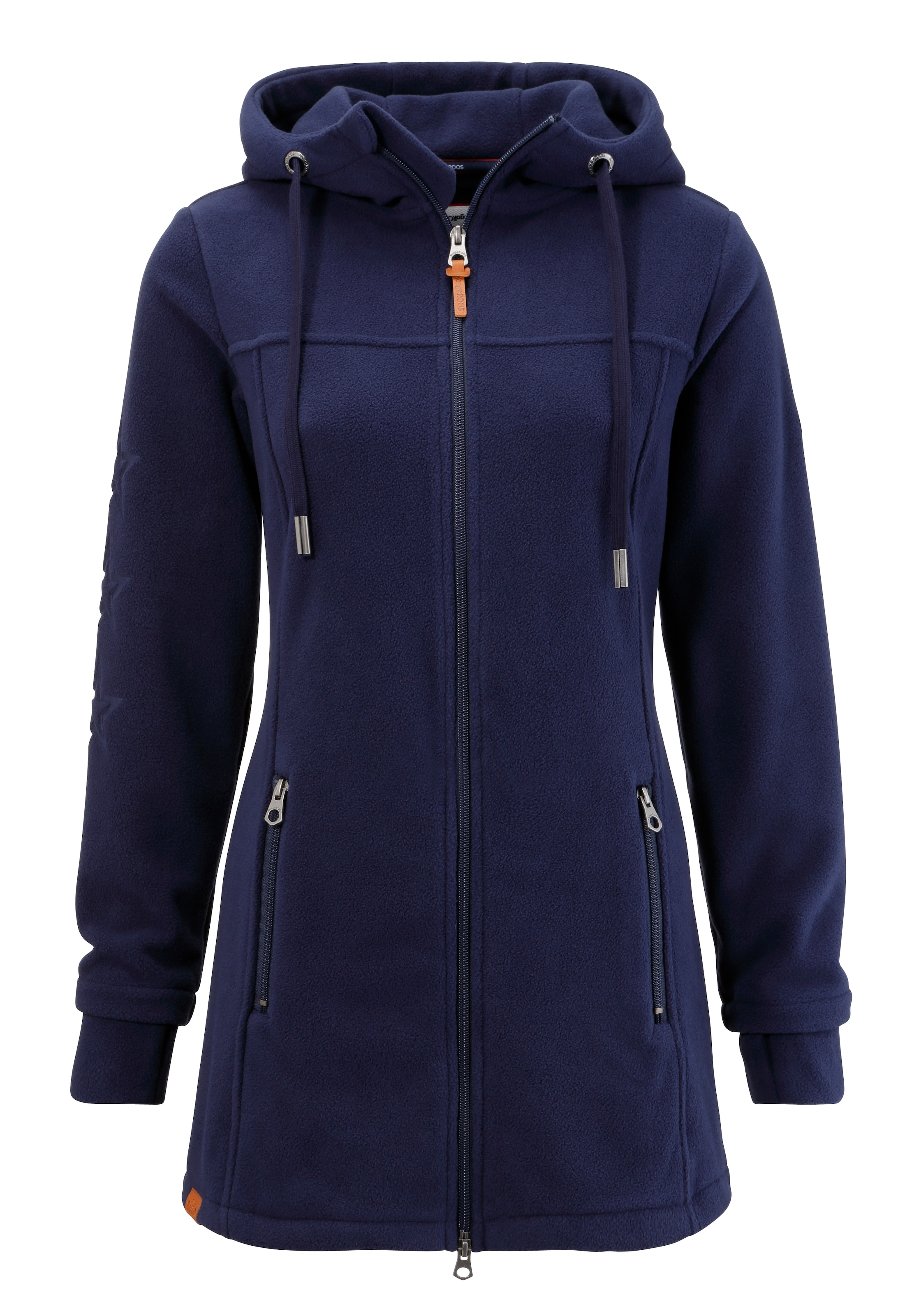 KangaROOS Funktionsfleecejacke in Blau: Vorderseite