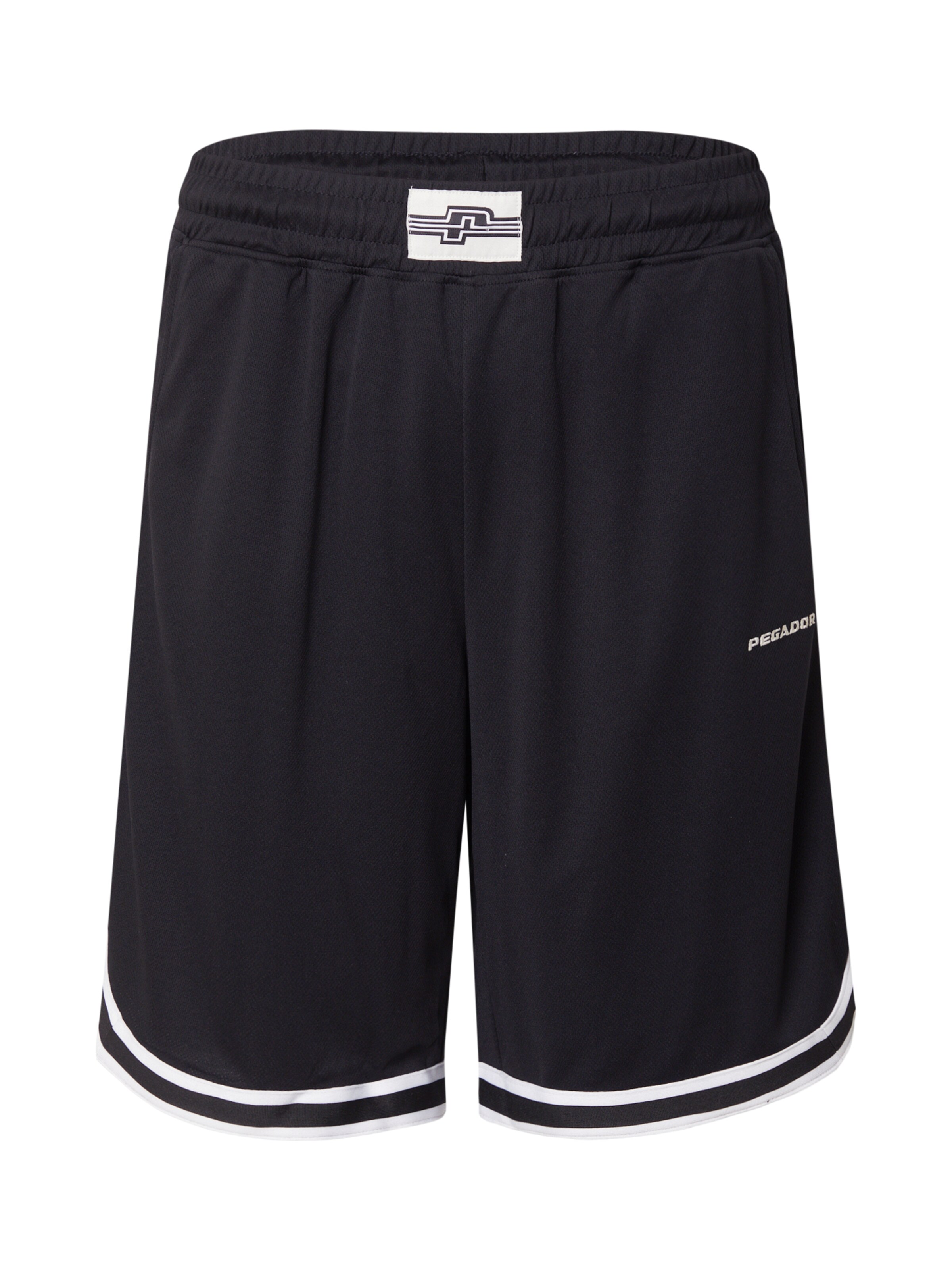 Pegador - Regular Calças 'Bavon' em preto: frente