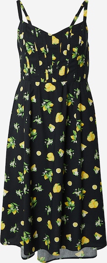 Rochie de vară RYC by Angelina Kirsch pe galben lămâie / verde / negru, Vizualizare produs