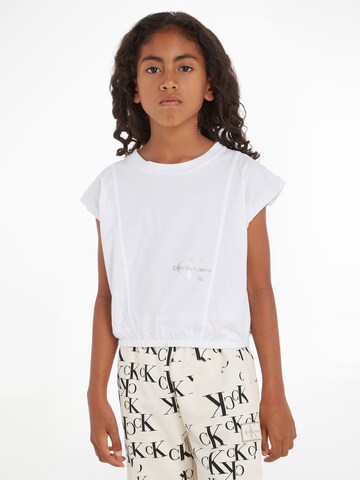 Calvin Klein Jeans T-Shirt in Weiß: Vorderseite