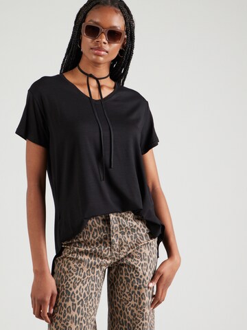 Bianco Lucci T-Shirt in Schwarz: Vorderseite