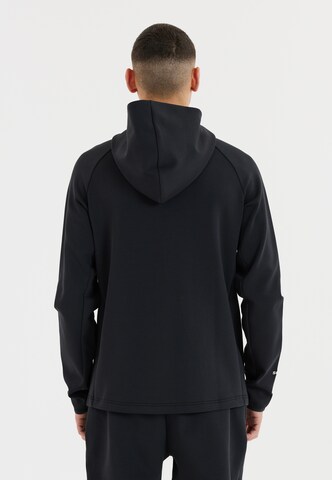 SOS Athletic Zip-Up Hoodie 'Vail' in Black