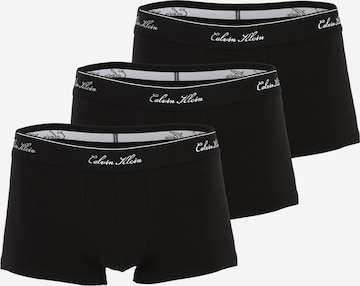 Boxeri de la Calvin Klein Underwear pe negru: față