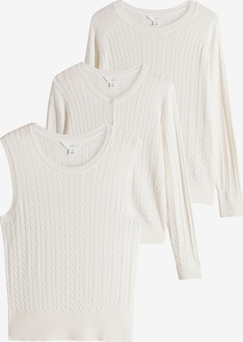 The Set Neulepaita värissä beige: etupuoli