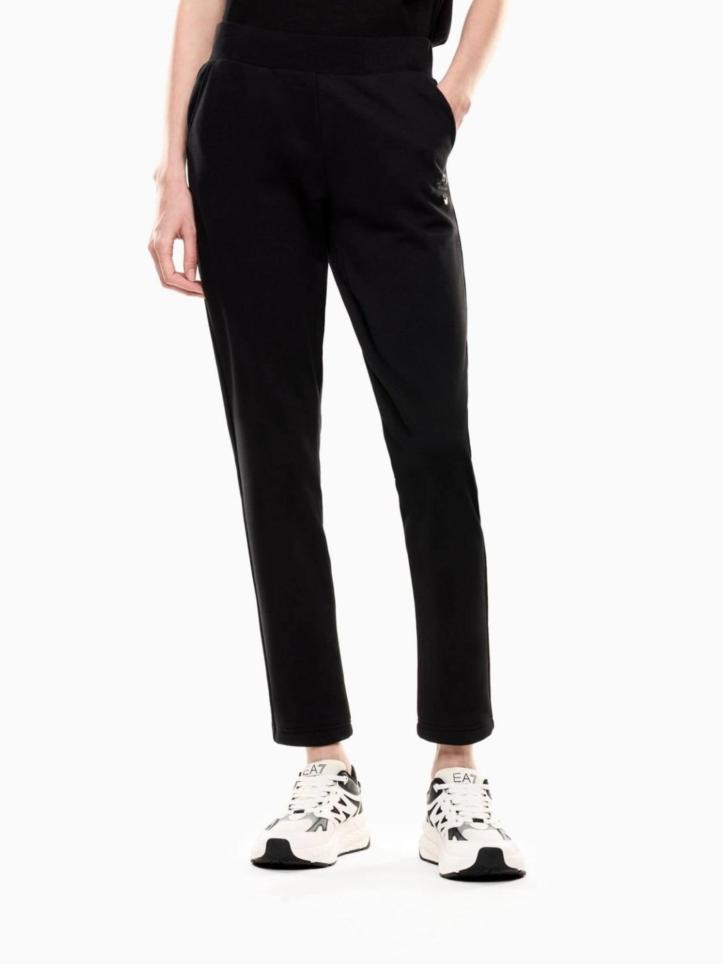 Emporio Armani Regular Hose‌‌‌‌‌‌‌ in Schwarz: Vorderseite