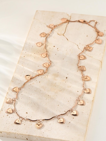 Hey Happiness - Cadena 'Love Heart' en oro