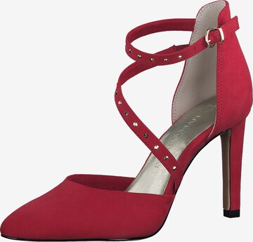 MARCO TOZZI - Sapatos abertos atrás em vermelho: frente