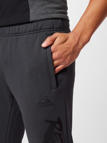 ADIDAS SPORTSWEAR Slim fit Workout Pants 'Real Madrid Chinese Story' in Grey