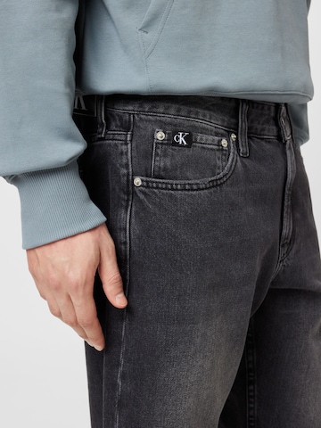 Calvin Klein Jeans Regularen Kavbojke | črna barva