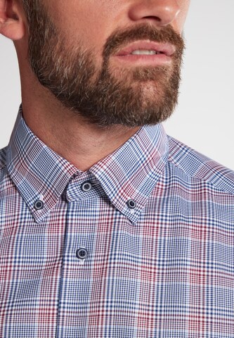 ETERNA Comfort fit Button Up Shirt in Blue