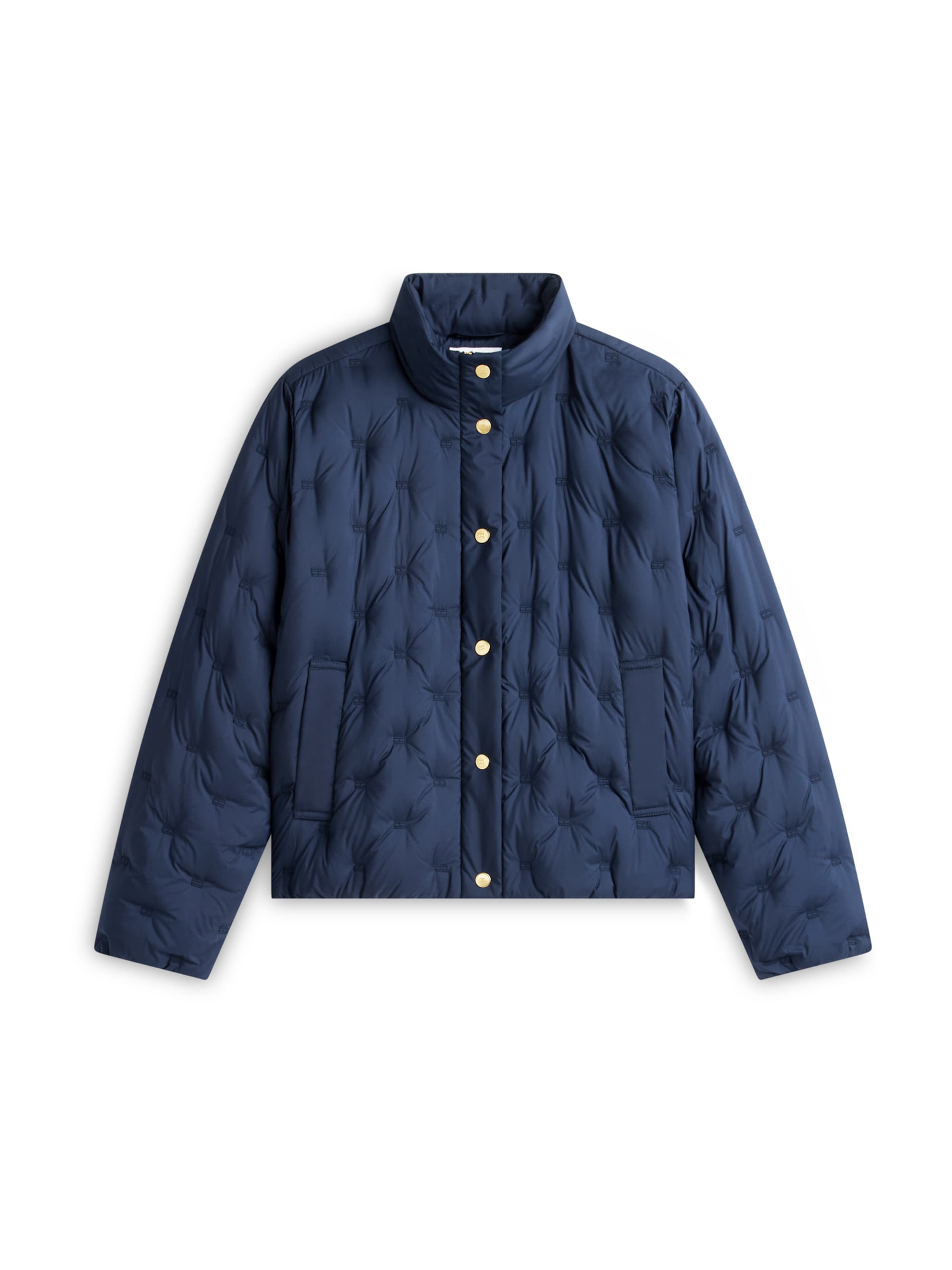 TOMMY HILFIGER Демисезонная куртка в Синий: спереди