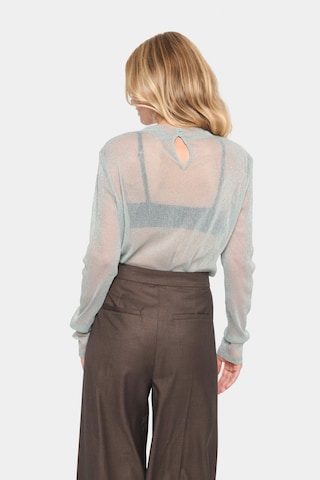 SAINT TROPEZ Shirt 'SZ Delila' in Silver