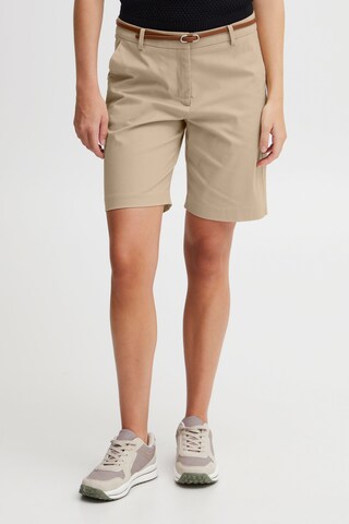 Oxmo Regular Broek 'Oxdaney' in Beige: voorkant