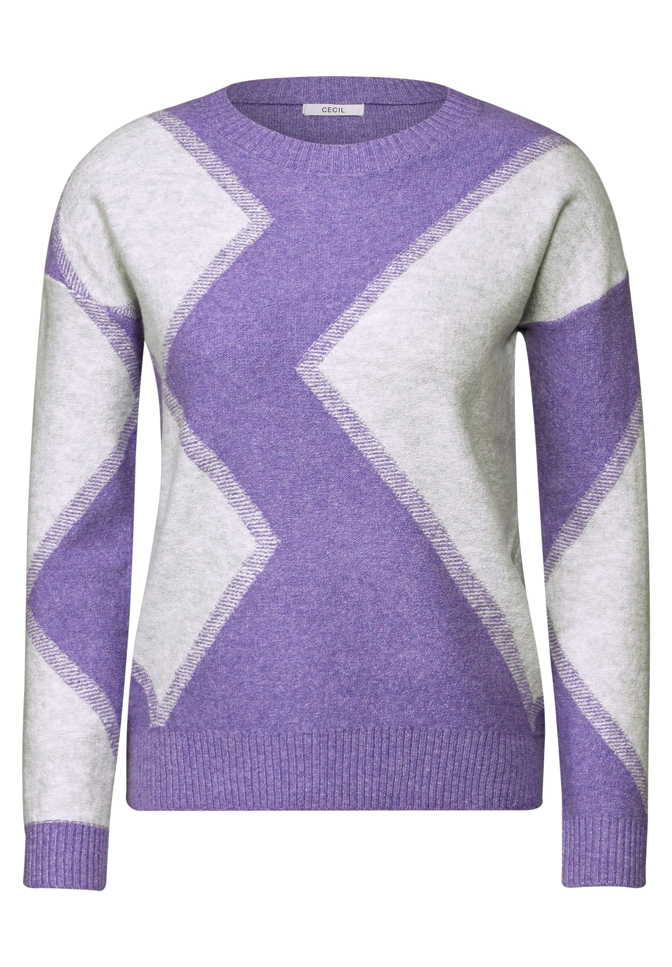 CECIL Pullover in Lila: Vorderseite