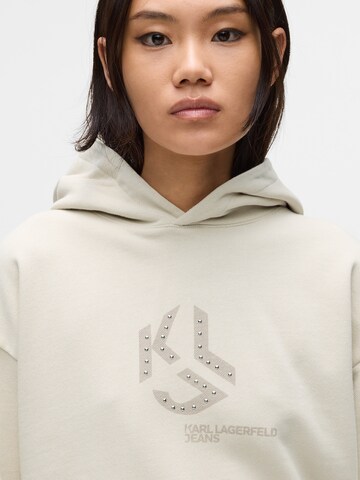 Bluză de molton de la KARL LAGERFELD JEANS pe alb