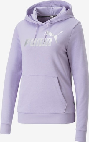 PUMA Athletic Sweatshirt in Purple: front