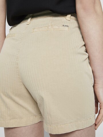 Regular Pantalon chino TOM TAILOR DENIM en beige