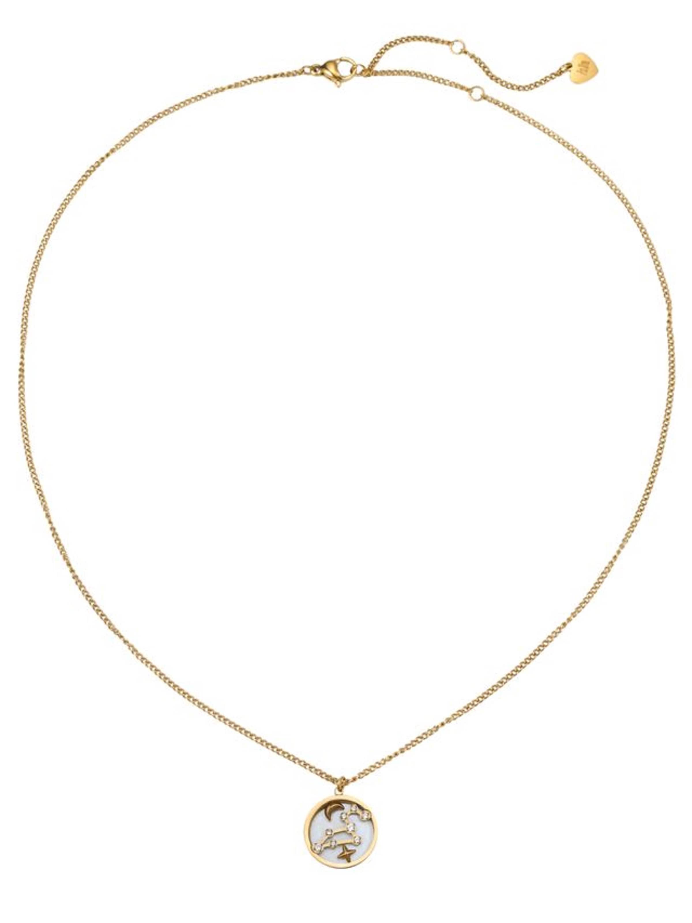 Hey Happiness - Cadena 'Luminous Leo' en oro