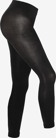 camano Skinny Leggings 'Thermo' in Black: front