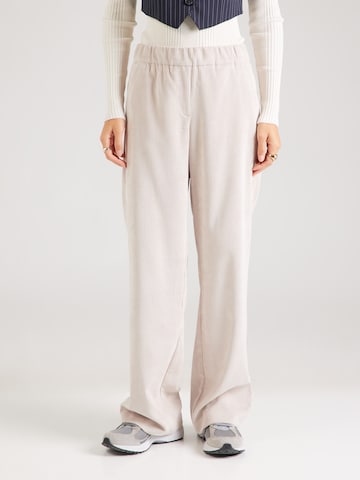 MAC Wide leg Chino trousers 'CHIARA' in Beige: front