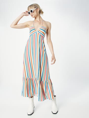 Springfield - Vestido de verano 'TIRANTES' en rosa