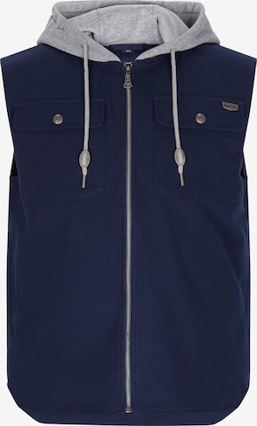 DreiMaster Vintage Weste in Blau: Vorderseite