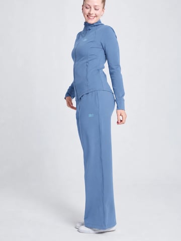 évasé Pantalon de sport 'Wide Training Pants' SPORTKIND en gris