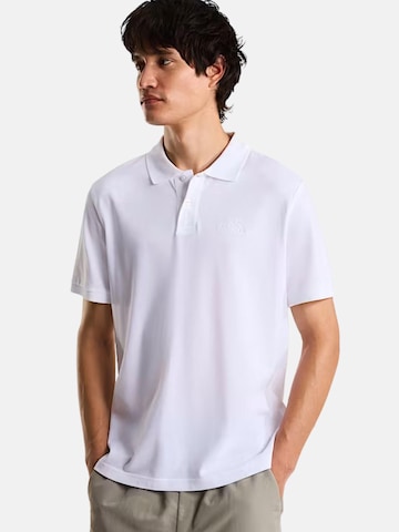 THE NORTH FACE Koszulka 'THE NORTH FACE M ESS RG POLO TEE POLO' w kolorze biały: przód