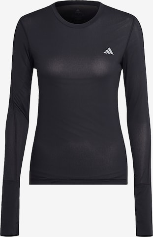 ADIDAS PERFORMANCETehnička sportska majica 'Fast' - crna boja: prednji dio