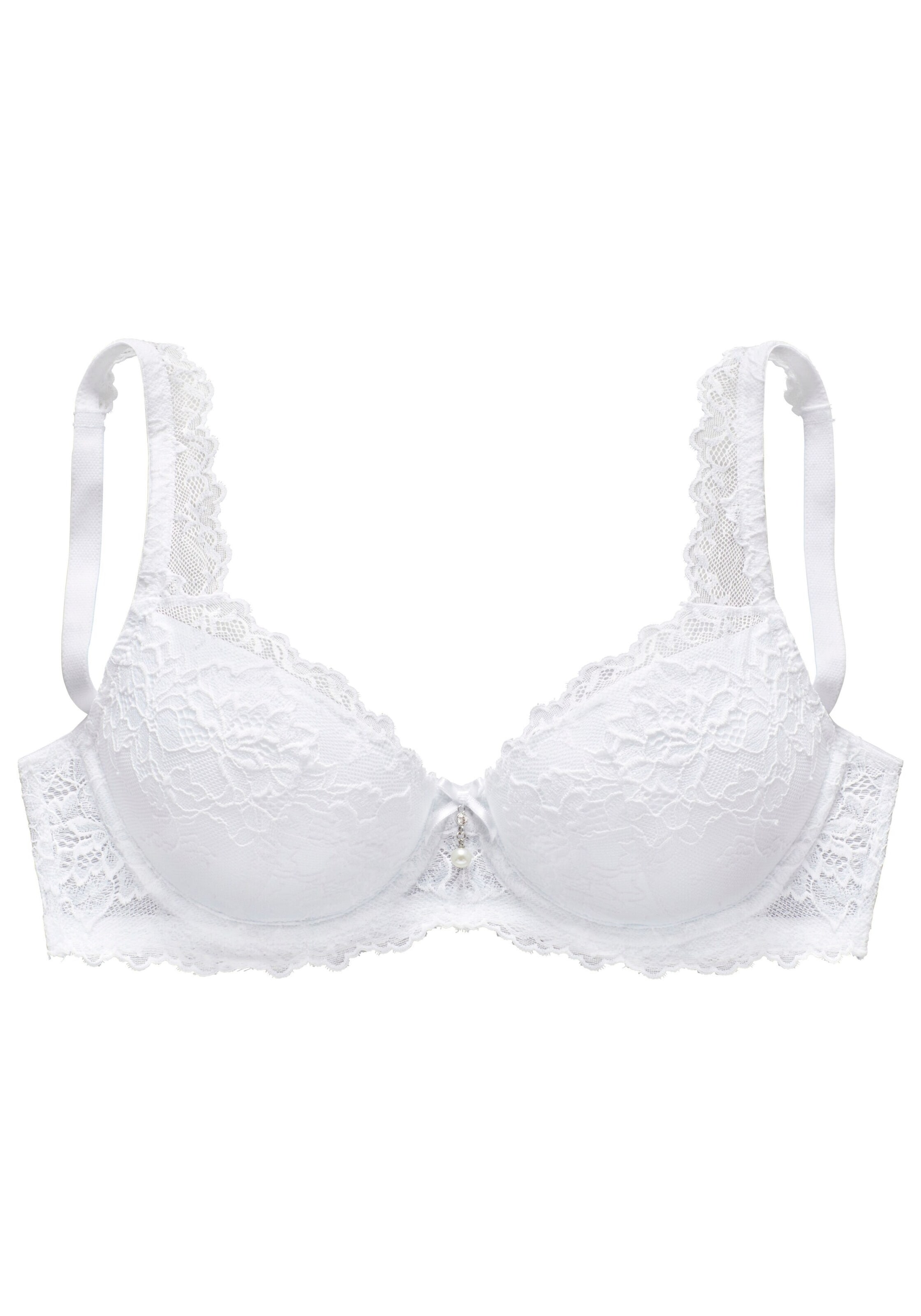 Push-up Reggiseno di LASCANA in bianco: frontale