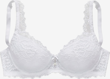 LASCANA Push-up Rinnahoidja, värv valge: eest vaates