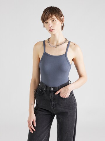 PIECES Top 'PCKALEAH' in Blau: Vorderseite
