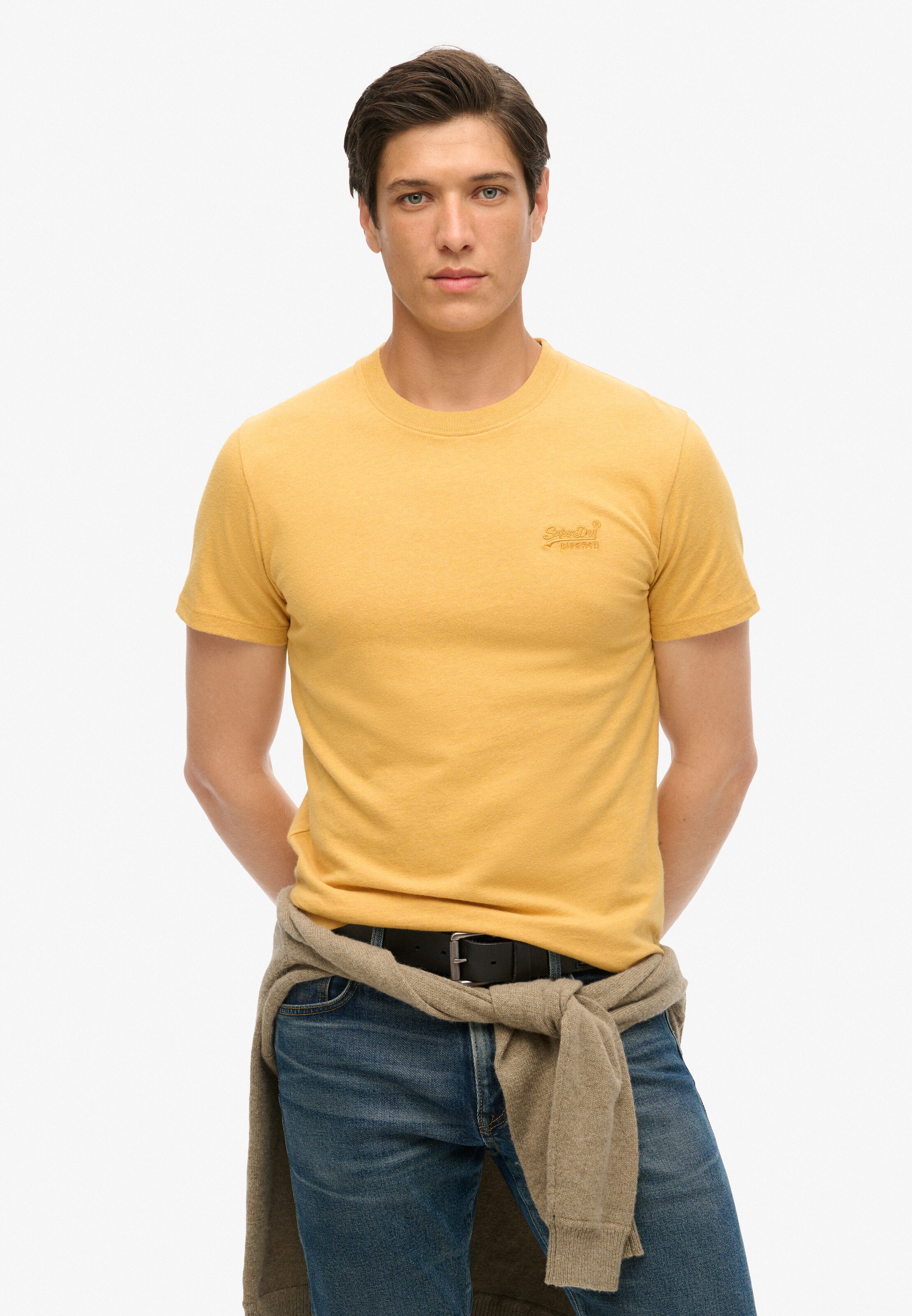 Superdry Tričko – žlutá: přední strana