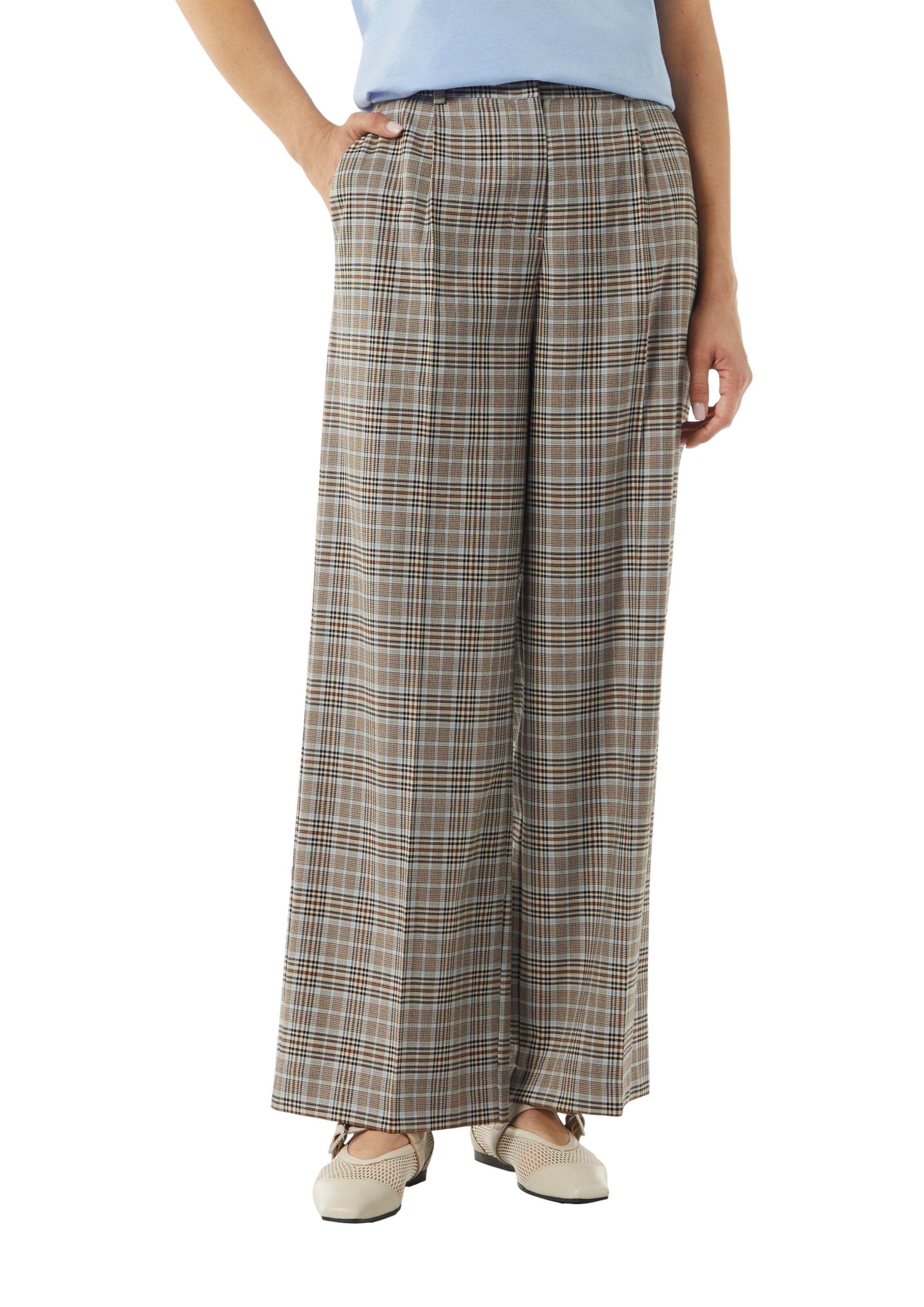 comma casual identity Regular Hose in Beige: Vorderseite