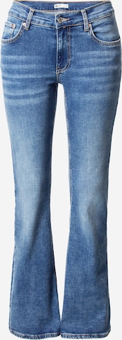 Gina Tricot Bootcut Jeans in Blauw: voorkant