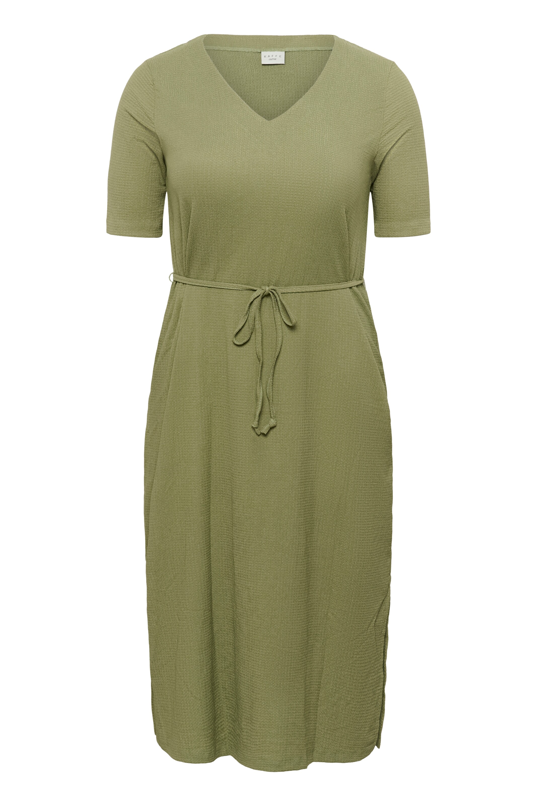 KAFFE CURVE Kjole 'Ivena' i grøn: forside
