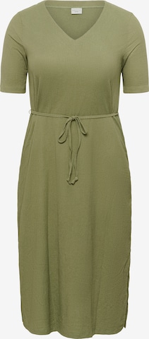 Robe 'Ivena' KAFFE CURVE en vert : devant
