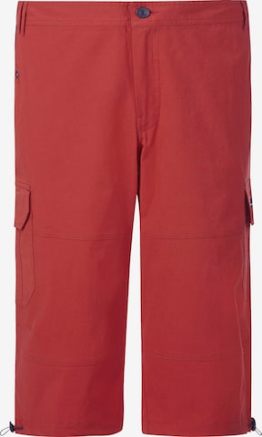 Regular Pantalon cargo 'Hellfried' Jan Vanderstorm en rouge : devant