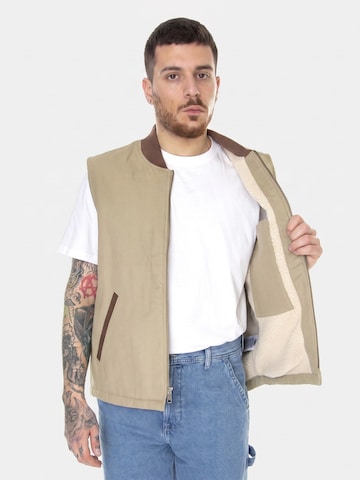 Gilet 'NYS Sherpa' di DICKIES in beige