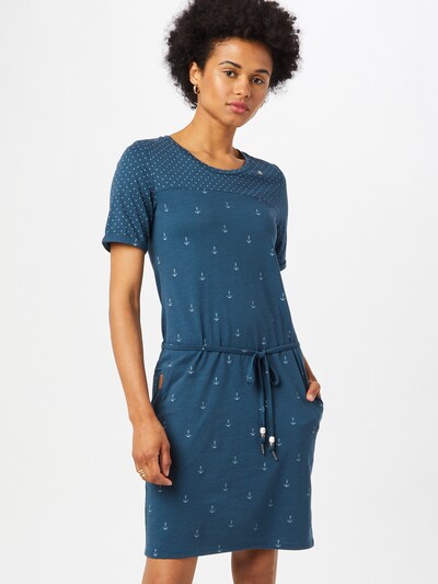 Ragwear Letní šaty 'NUGGIE' - marine modrá / bílá, Model/ka