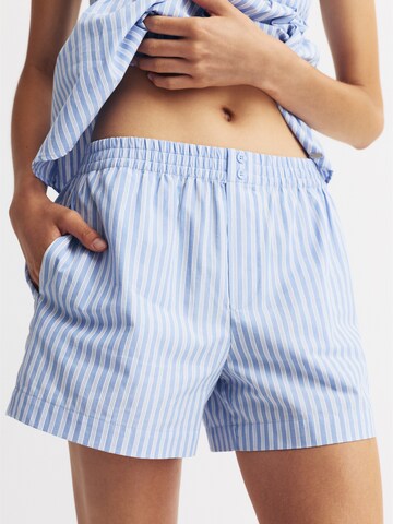 Pull&Bear Loosefit Nadrág - kék