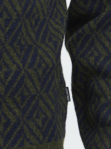 BLEND - Jersey 'BHBrono ONeck Knit' en verde