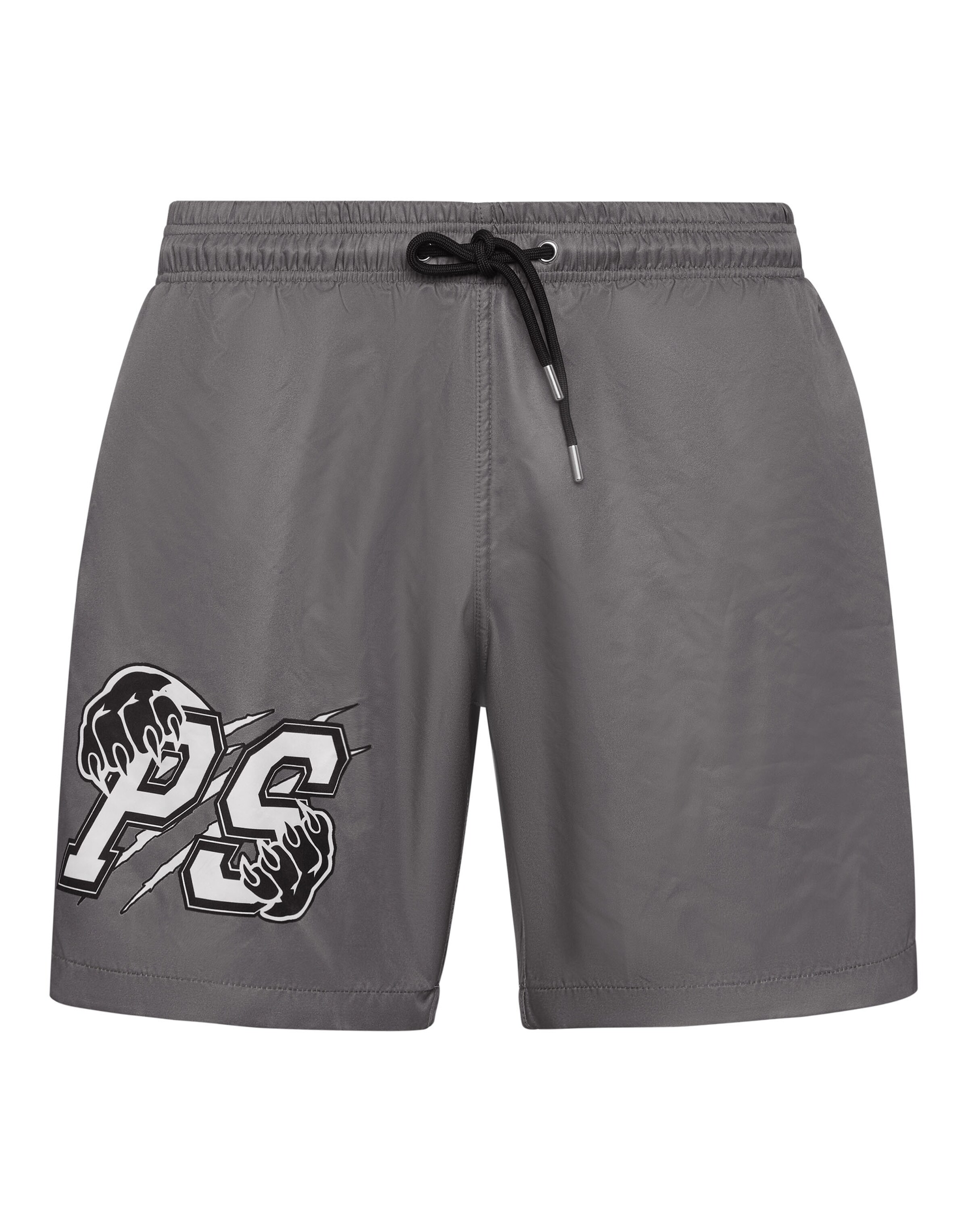 Plein Sport Zwemshorts in Grijs: voorkant